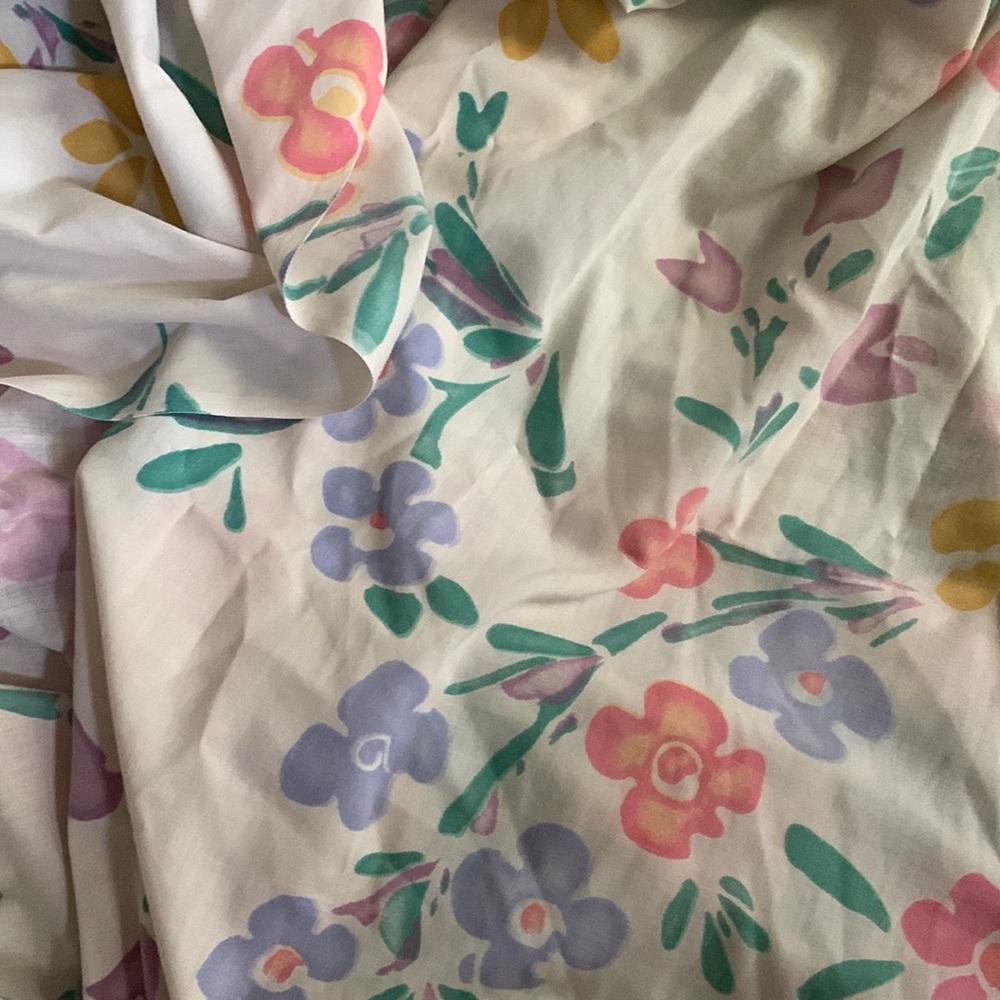 Mary McFadden for Martel 1981 Queen Fitted Sheet